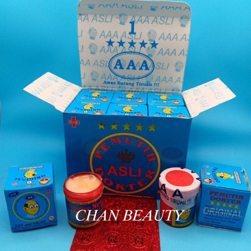 krim dr botak / krim pemutih dokter asli original