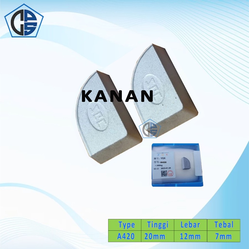 Mata Widia A420 R -  A420Z L Satu Betel Widia Mata Widia Pisau Bubut