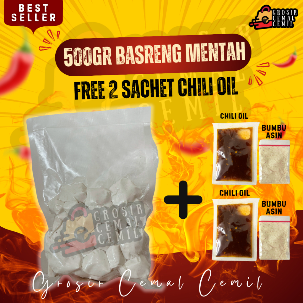 

500 GR BASRENG MENTAH KEMASAN VAKUM
