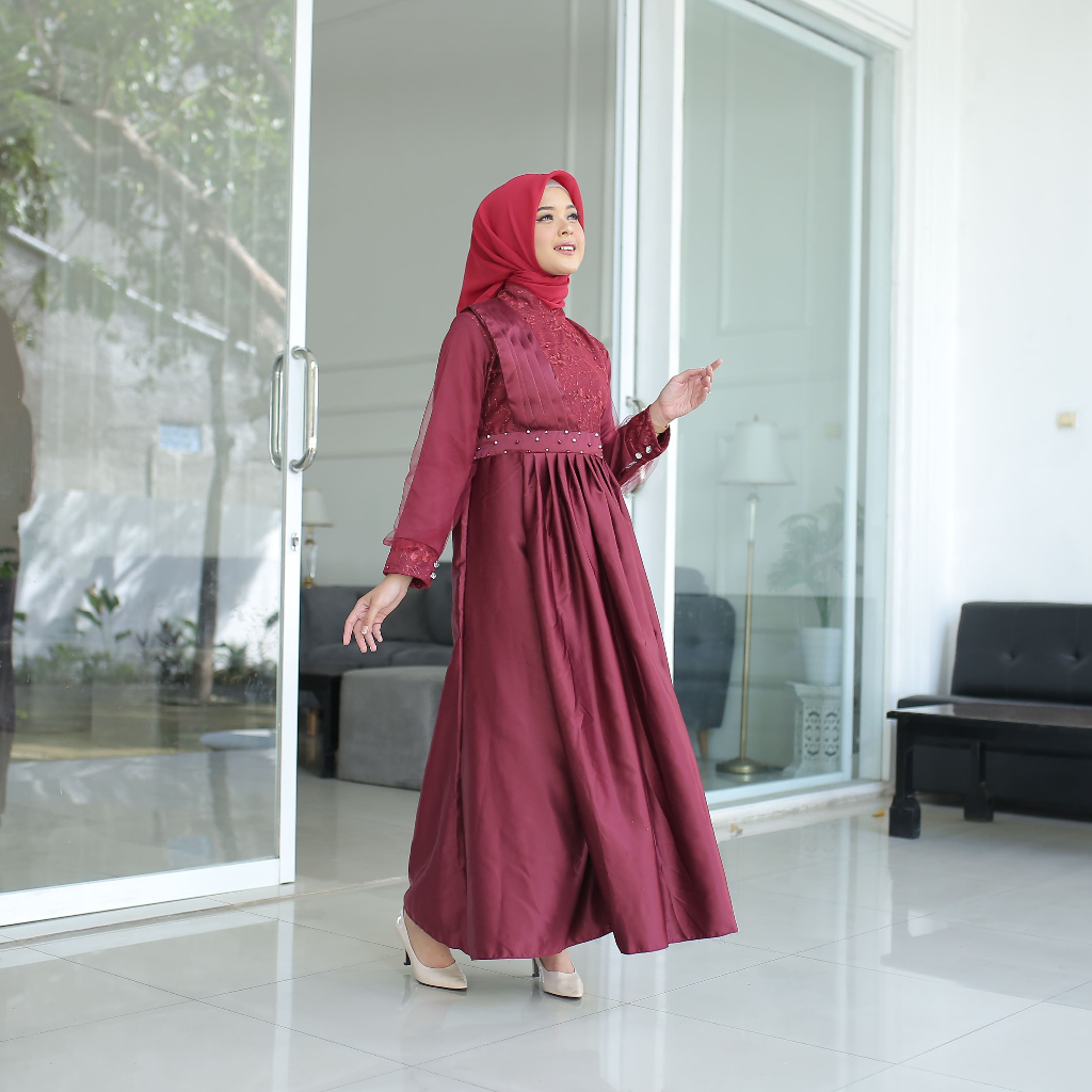 TERMURAH GAMIS BROKLAT ELEGAN/DRESS LEBARAN/GAMIS PREMIUM/GAMIS REMAJA/ADA JUMBO/DRESS MURAH/GAMIS P