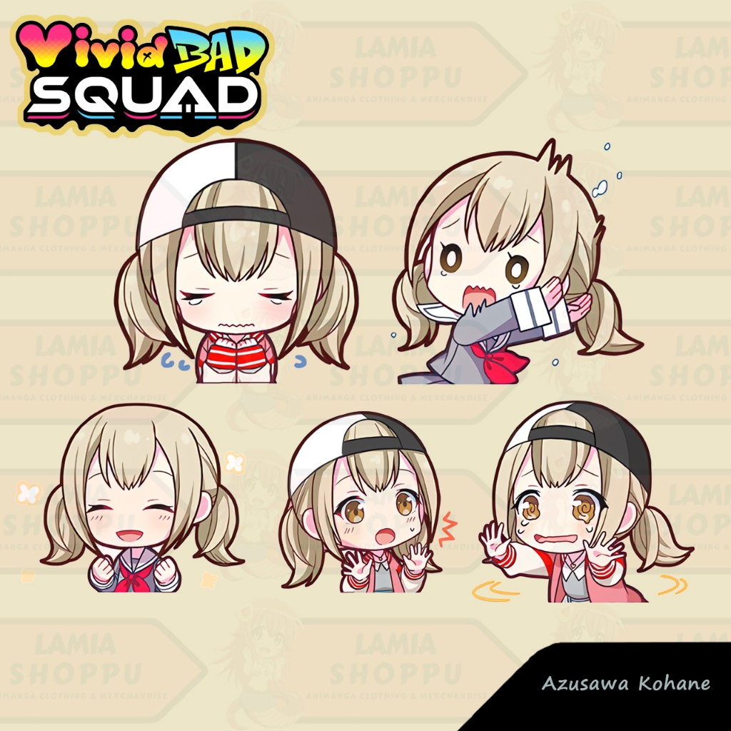 

Sticker Project Sekai Azusawa Kohane | Sticker Colorful Stage Kohane Chibi | Project Sekai Vivid Bad Squad