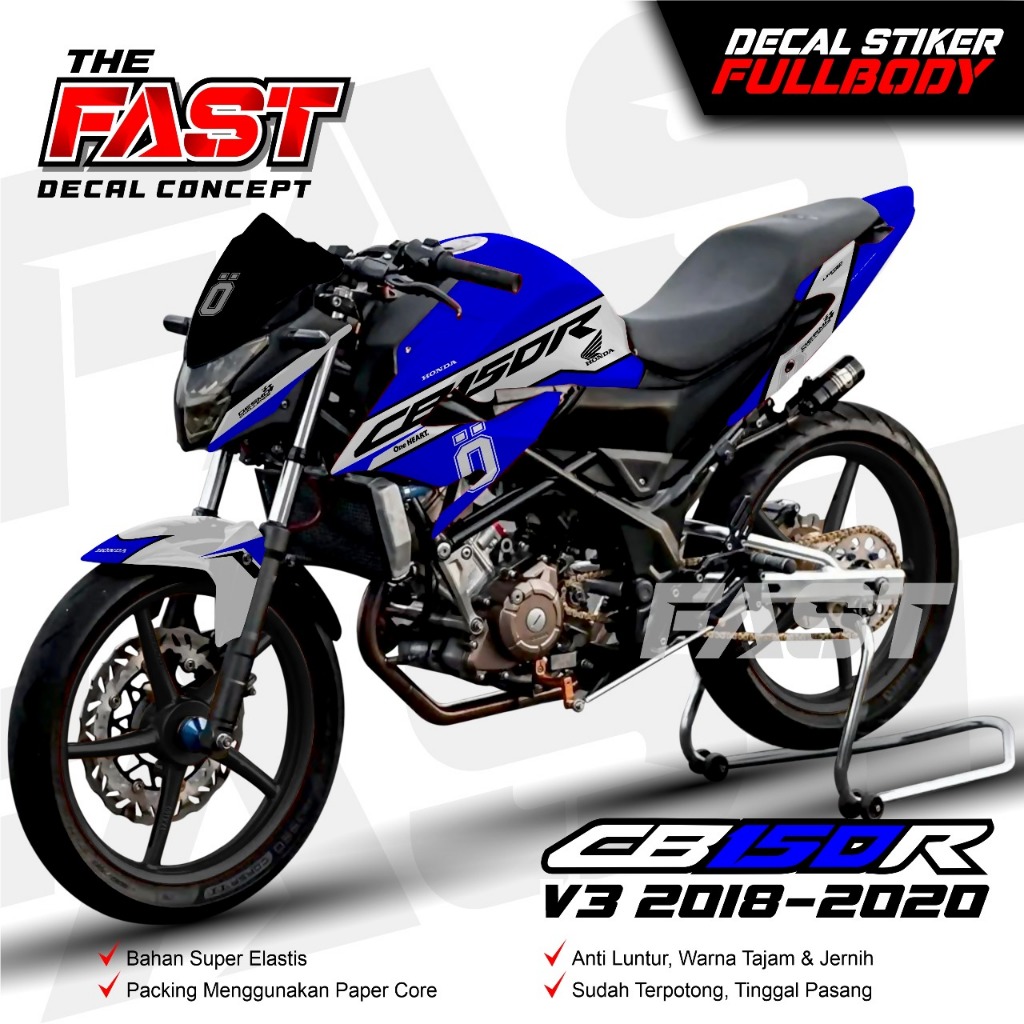 BISA COD Decal Sticker Full Body CB150R New V3 2018-2020 - Stiker Decal CB 150R V3 2018-2020 Dekal S