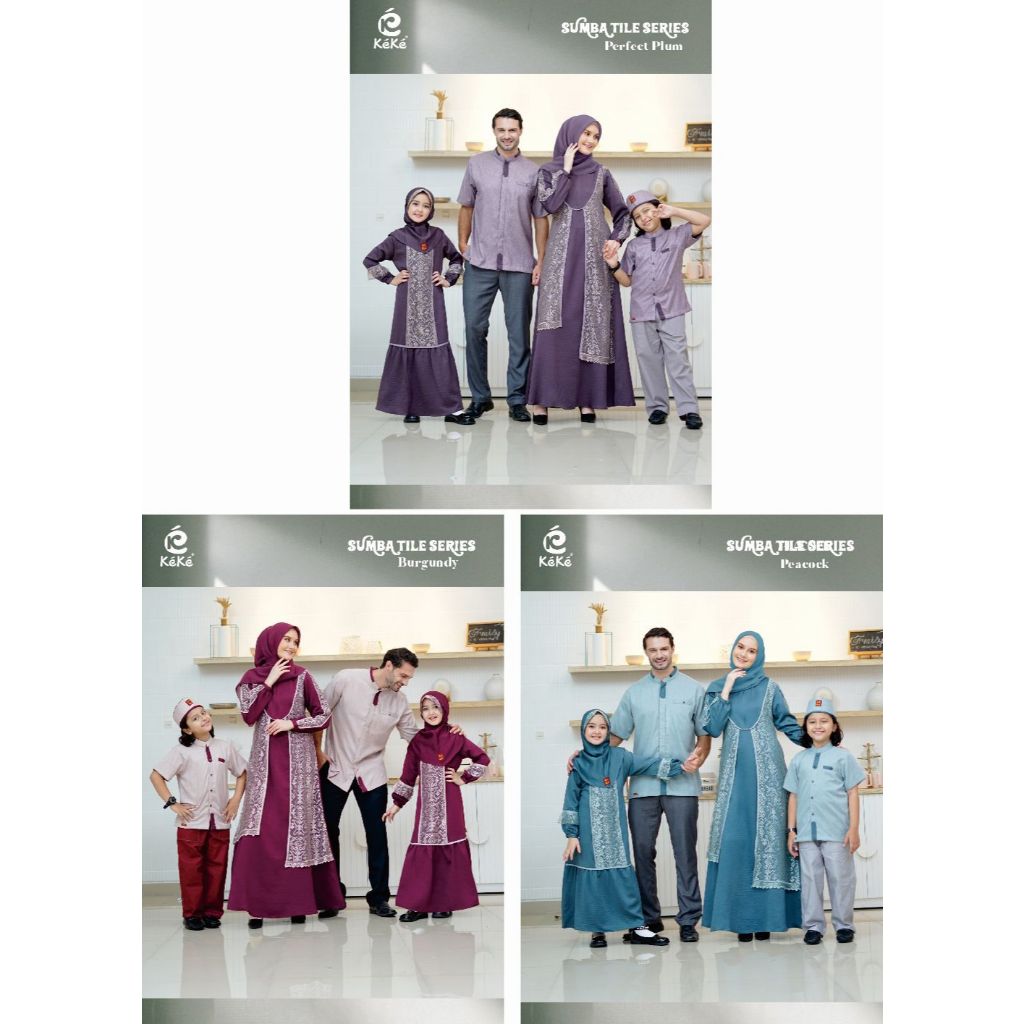 Sarimbit Keke | SUMBA TILE SERIES | Keke Busana Muslim