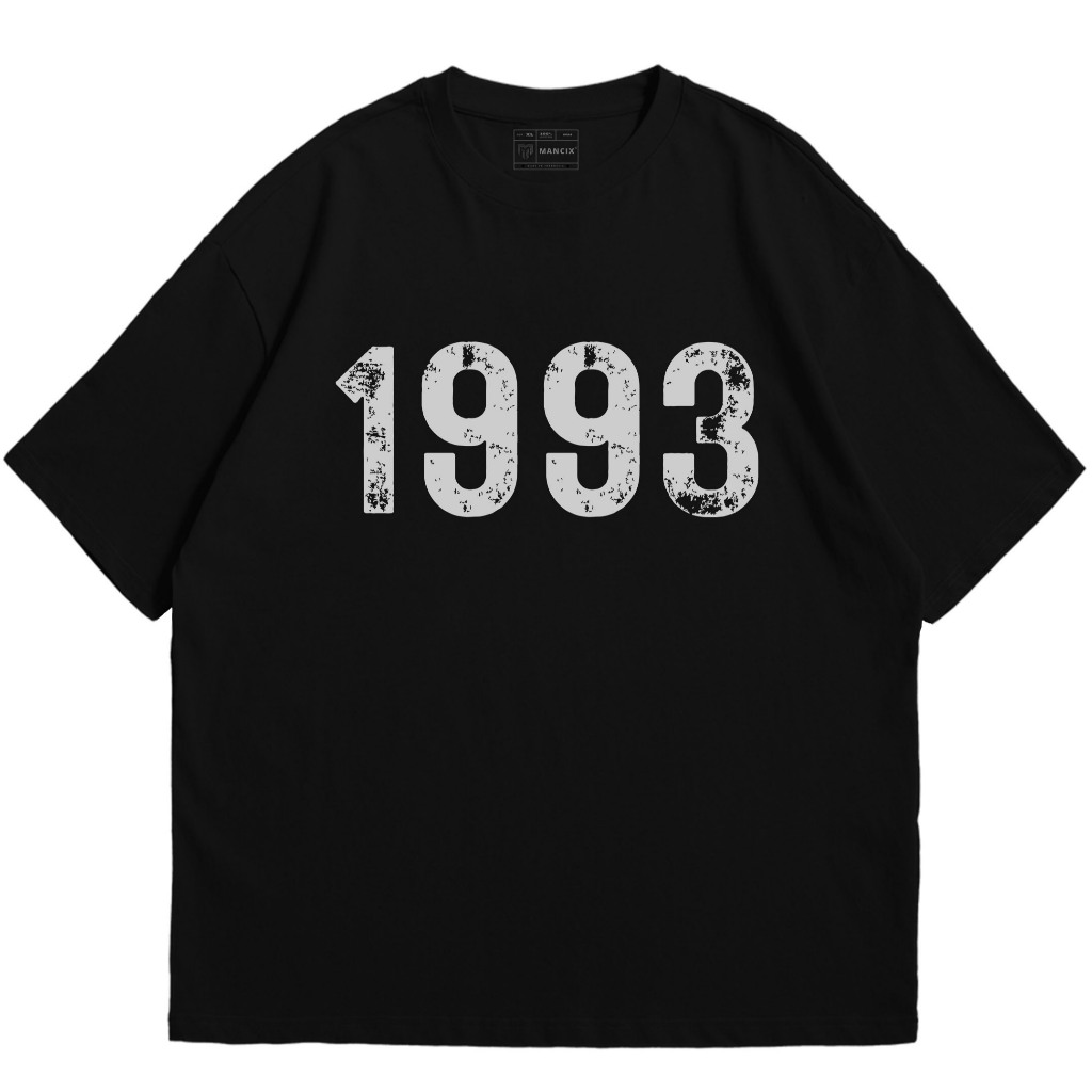 MANCIX 1993 BOLD LIVE BOLD Oversize Katun Combed 20s Grade A dengan Sablon DTF Premium Tebal