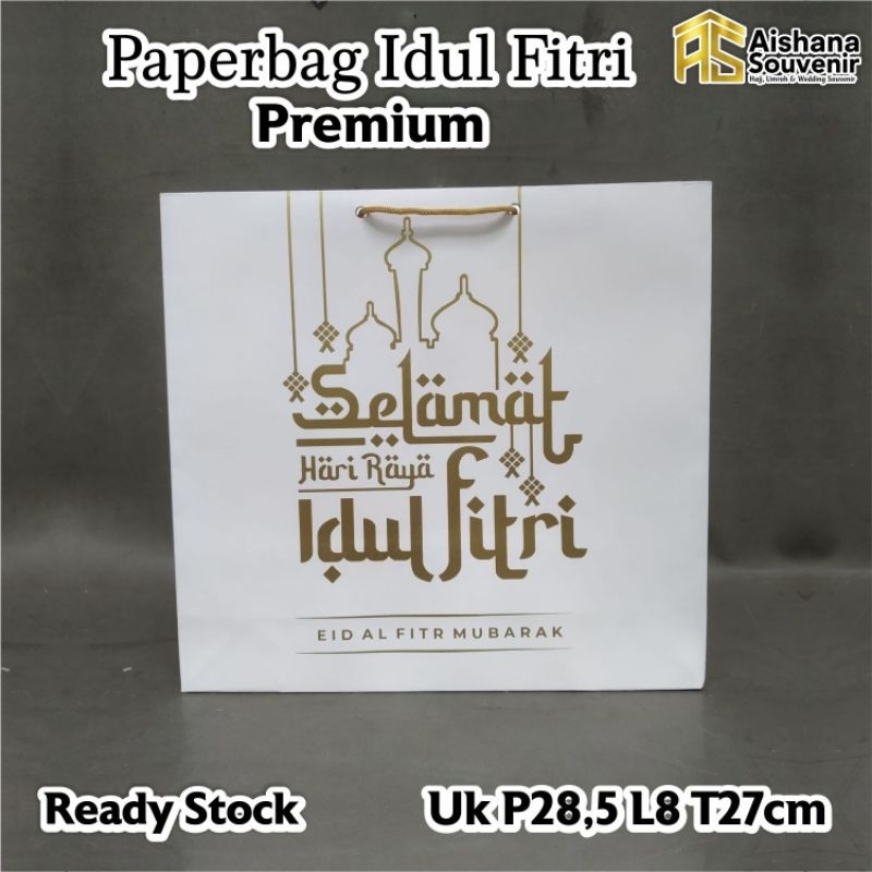 

Paperbag Idul Fitri Lebaran Premium Ready Stock UK P28,5 L8 T27cm