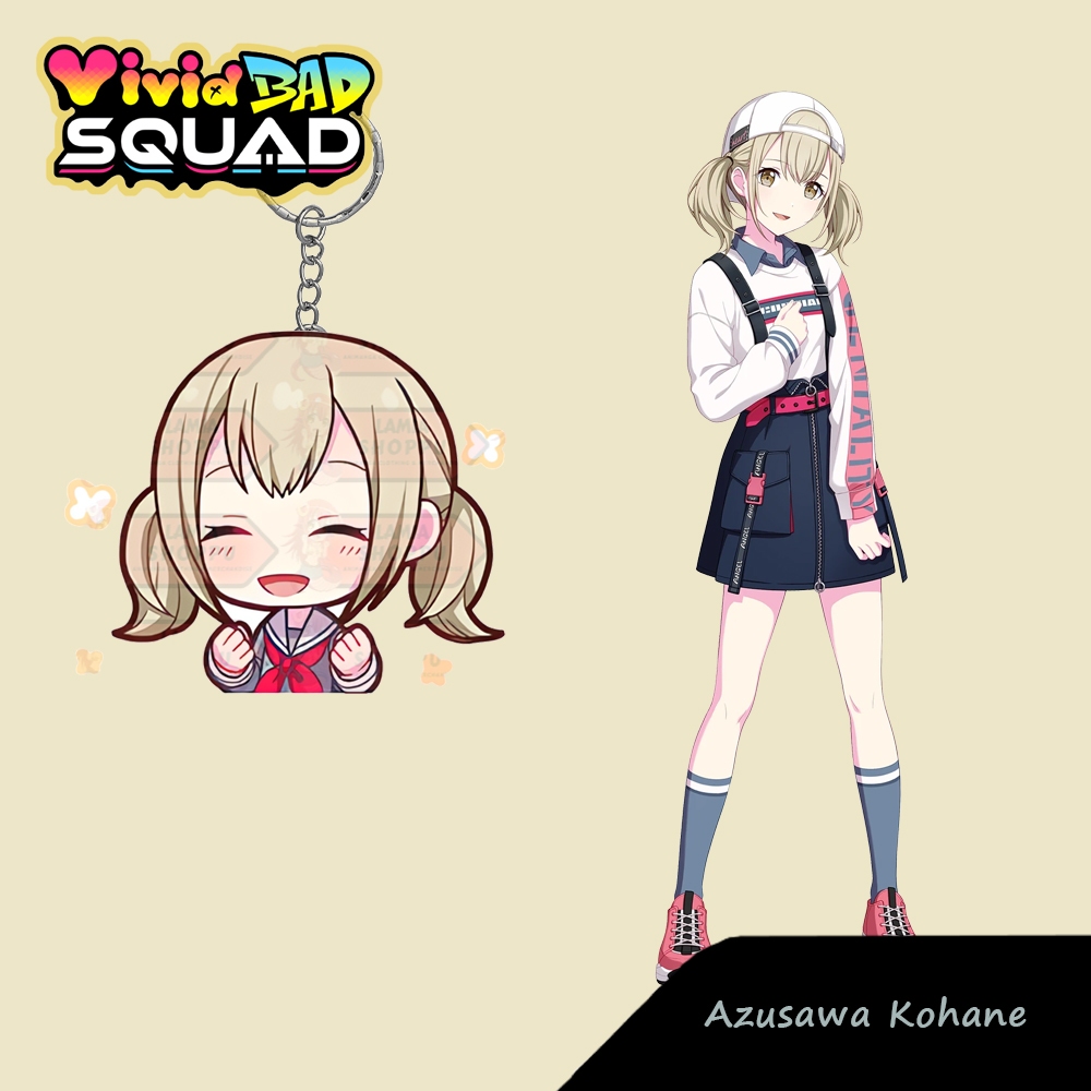Gantungan Kunci Project Sekai Azusawa Kohane | Keychain Colorful Stage Kohane Chibi | Project Sekai 