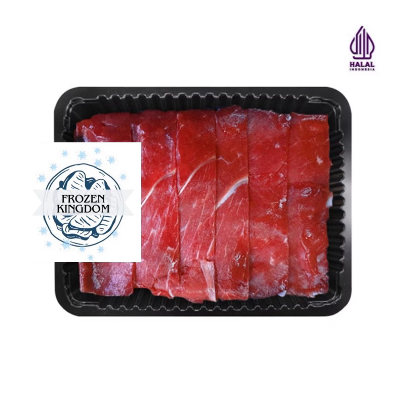 

Premium Low Fat Beef Slice 500 gr by Frozen Kingdom