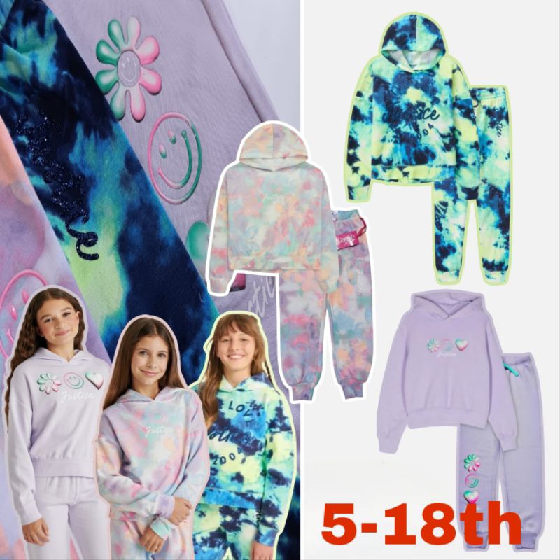 Phi343 Setelan Anak Perempuan Sweater Jogger | Set Justice Anak
