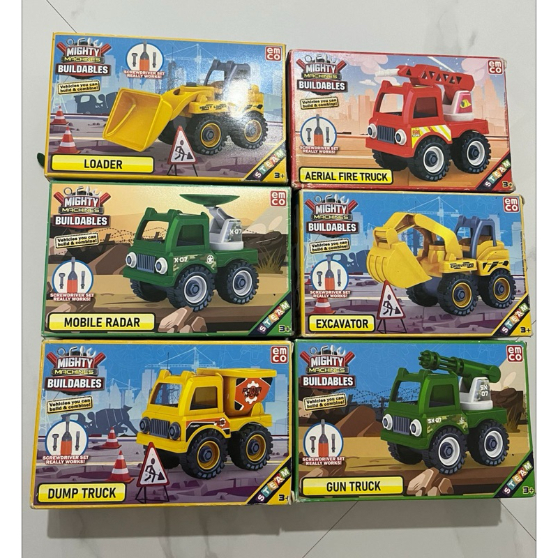 dailykids EMCO Mighty Machine Bongkar Pasang Mainan Motorik DIY
