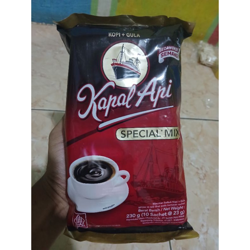 

Kopi 1 renceng / 10 Sachet Kopi Kapal Api Spesial Mix