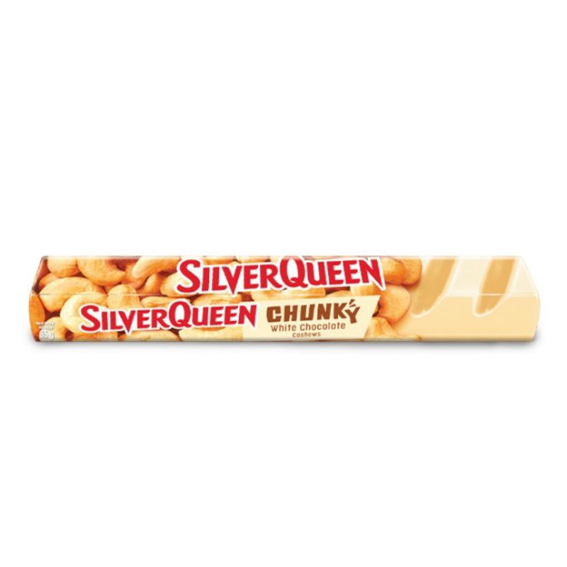 

SilverQueen Chunky Bar White Cokelat Cashew 85 g - only sameday dan instan