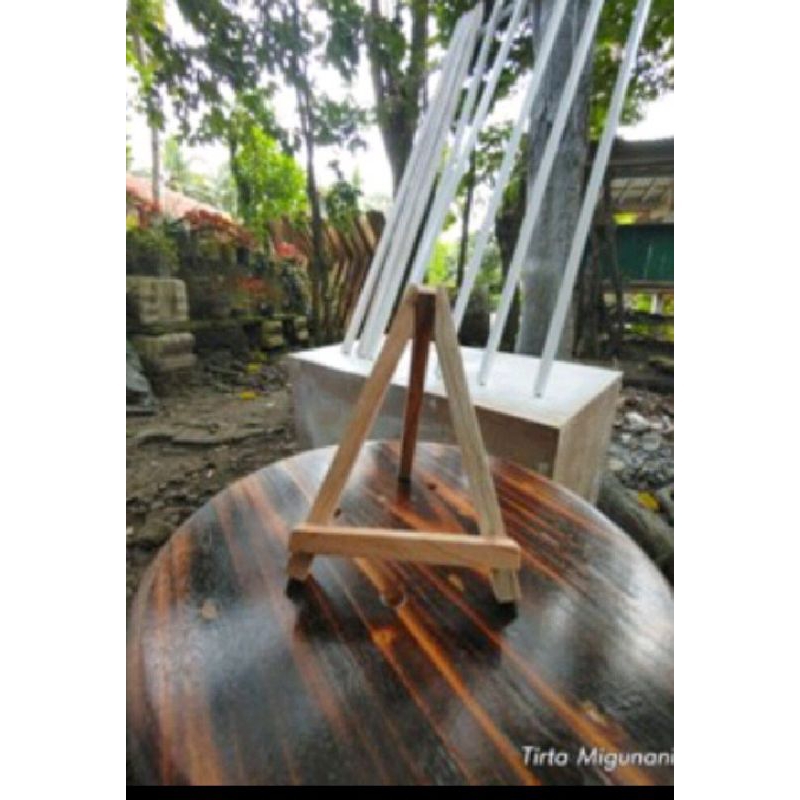 

standing foto kayu mini, easel kayu mini