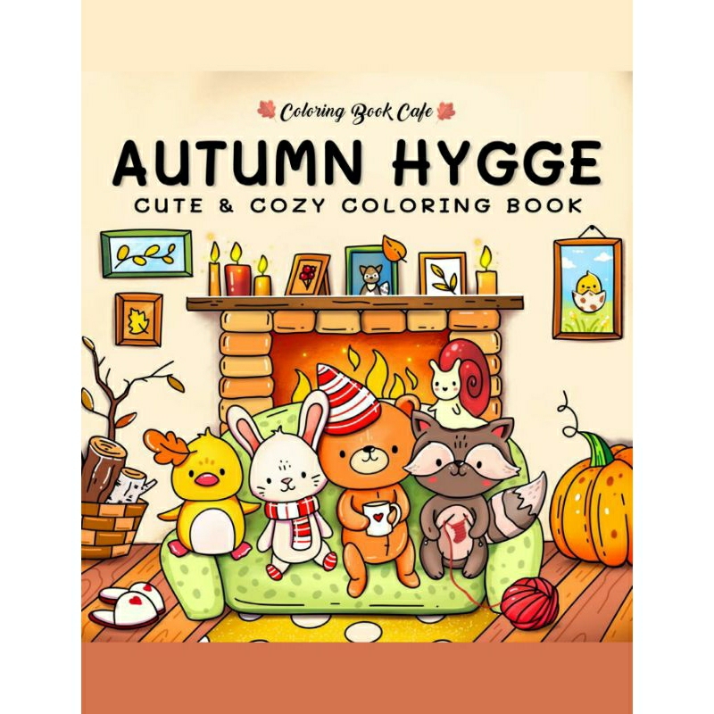 

Buku Mewarnai Autumn Hyge Cute & Cozy Coloring Book