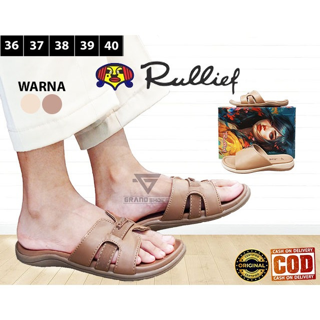 RULLIEF RULIEF Sandal flat wanita sendal flip flop wanita casual original