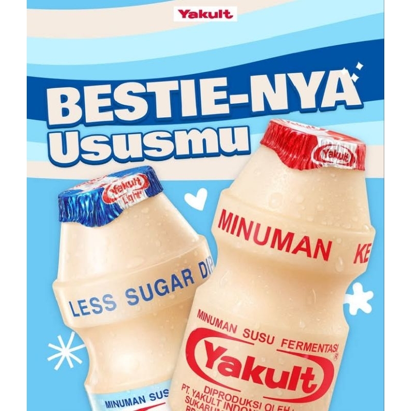 

Yakult original 1 pak isi 5 botol Yakult merah