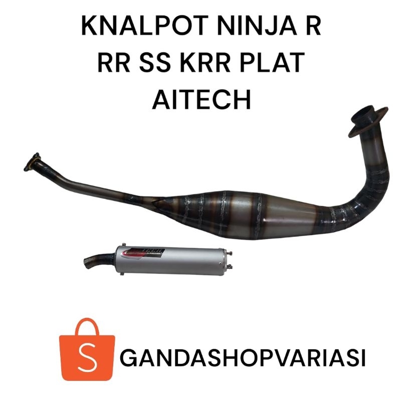 Knalpot Ninja rr r ss krr kis plat AITECH Suara Garing