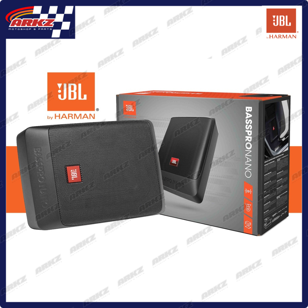 ORIGINAL JBL Basspro Nano 8 Subwoofer Kolong Compact Aktif Cocok Untuk Mobil Kecil