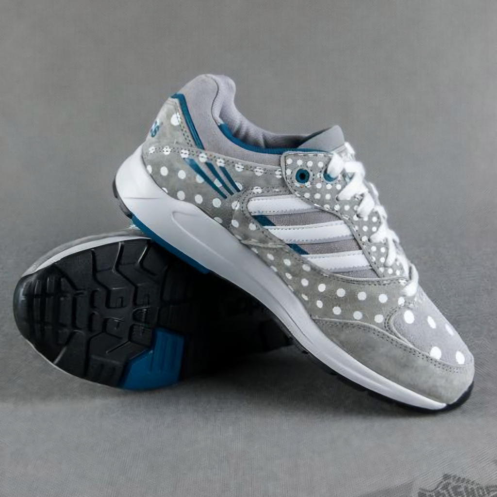 sepatu olahraga wanita sepatu wanita sneakers wanita ADIDAS TECH SUPER EF W Polka Grey preloved Orig