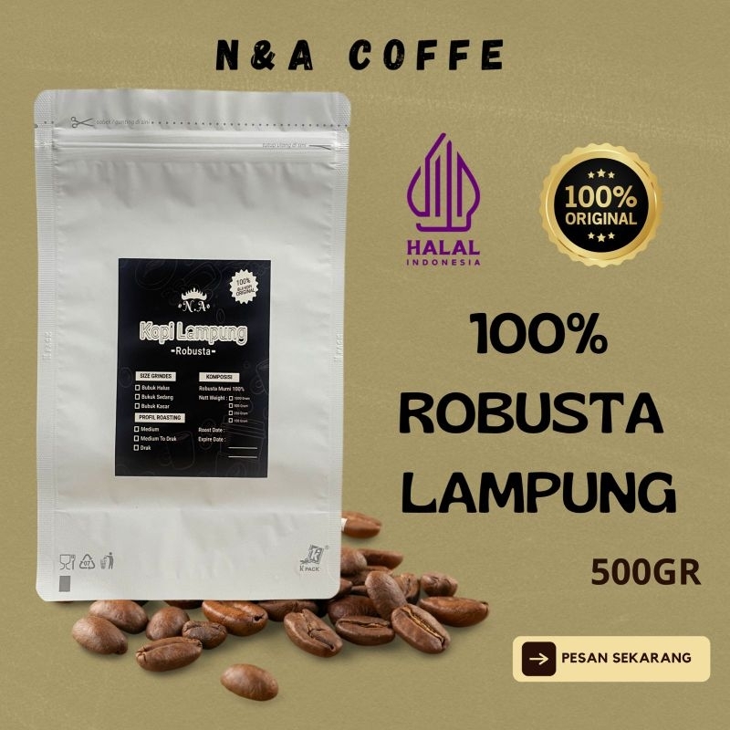 

KOPI BUBUK ROBUSTA LAMPUNG 500 gr