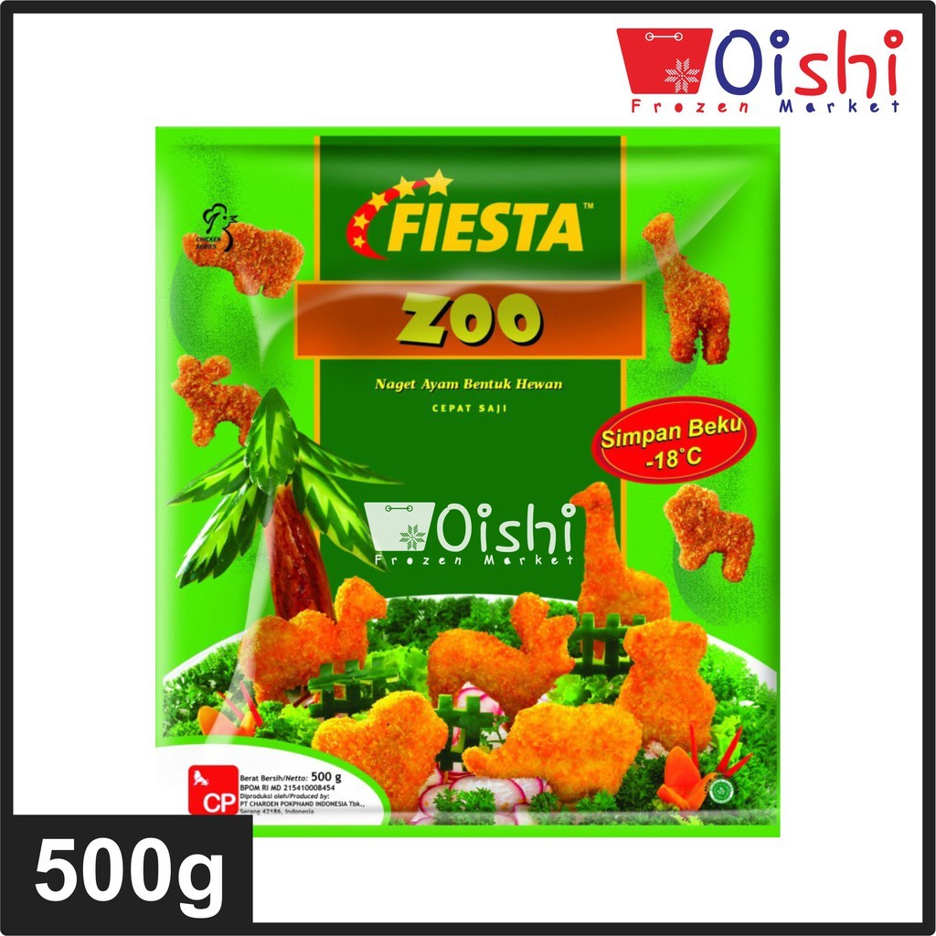 

Fiesta Nugget ZOO 400g Isi 12 Pcs