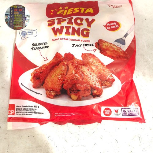 

Fiesta Spicy Wings 400 gram isi 12 PCS