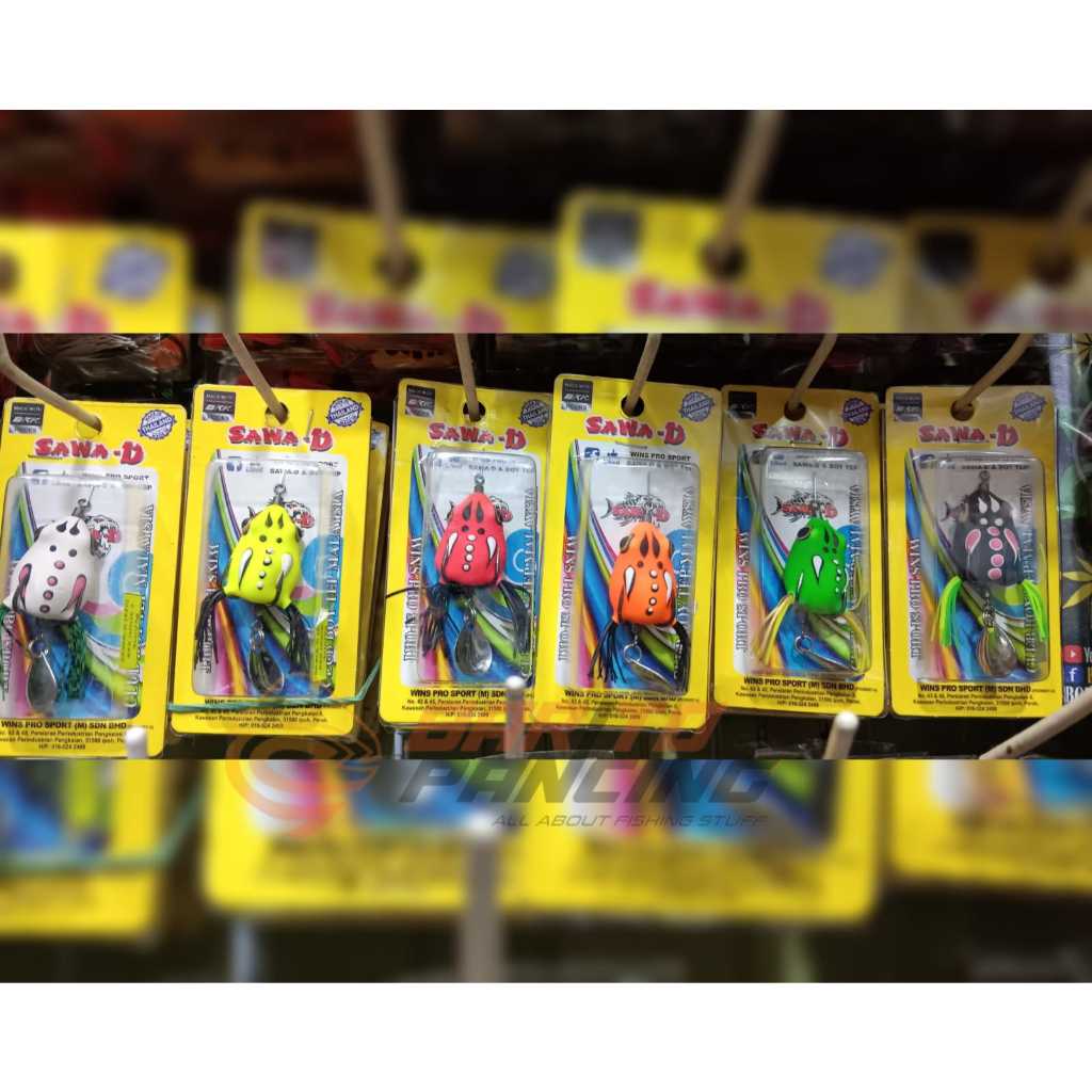 Mini Frog Skirt Made in Thailand Umpan Pancing Kesting Gabus