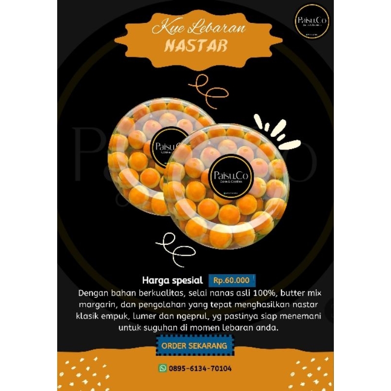 

Nastar butter Hollman premiun 1 kg Nastar termurah nanas asli 100%