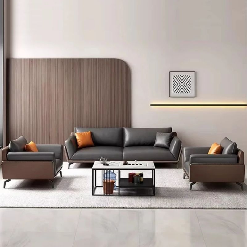 Sofa 211 kulit oscar modern ruang tamu kantor