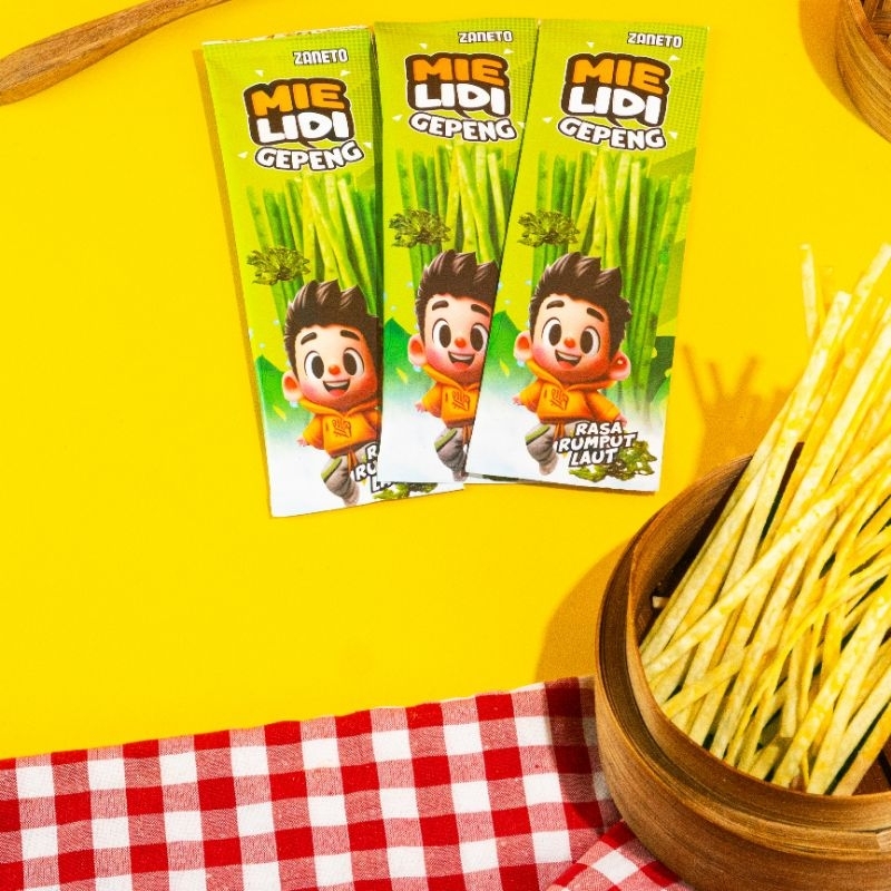 

ady78 Zaneto - Paket Reseller Mie Lidi Karakter eceran 1000 - Kemasan 1 Bal isi 48 pcs