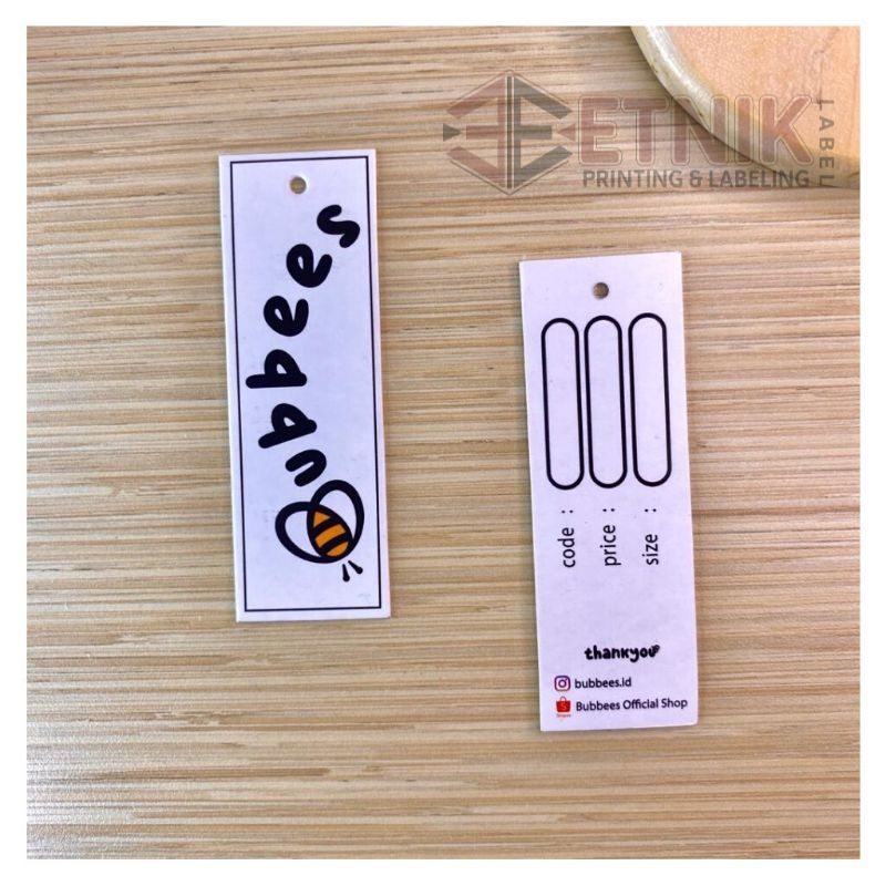 

hangtag tebal hangtag custom label hangtag (500gsm)