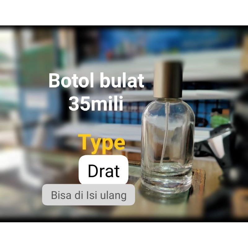 Botol labo 35ml , botol kosong , botol spray, botol clip , botol parfum, labo