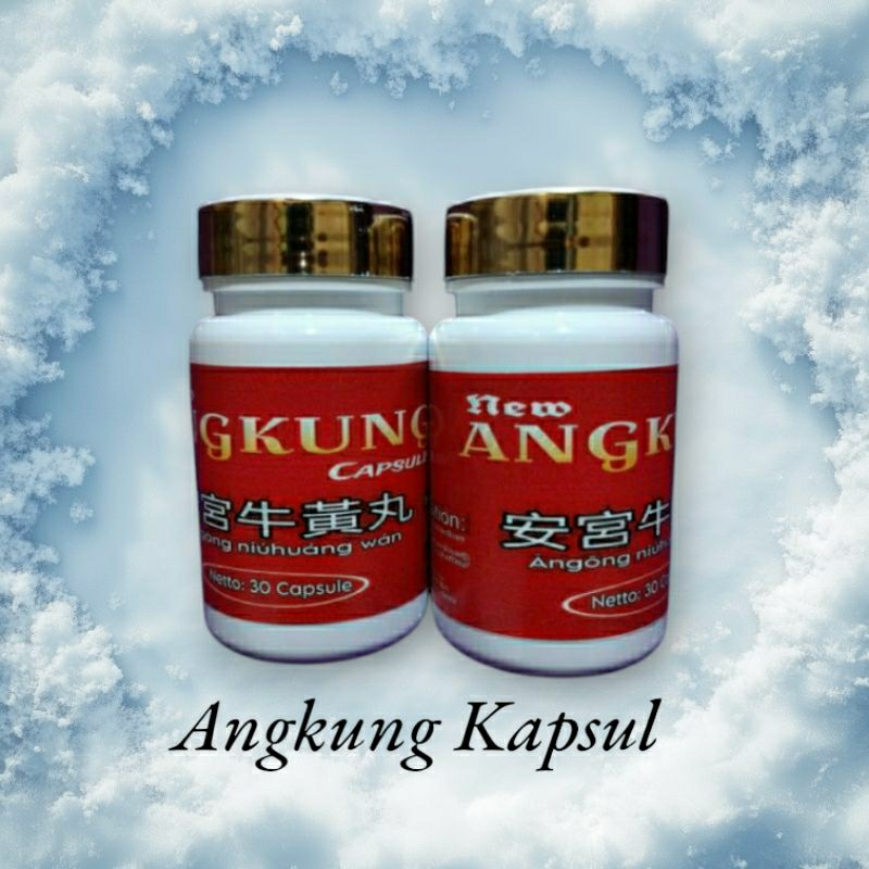 Obat Stroke Ampuh - Angong Niuhuang Wan | New Angkung Kapsul Asli Original 100% Herbal