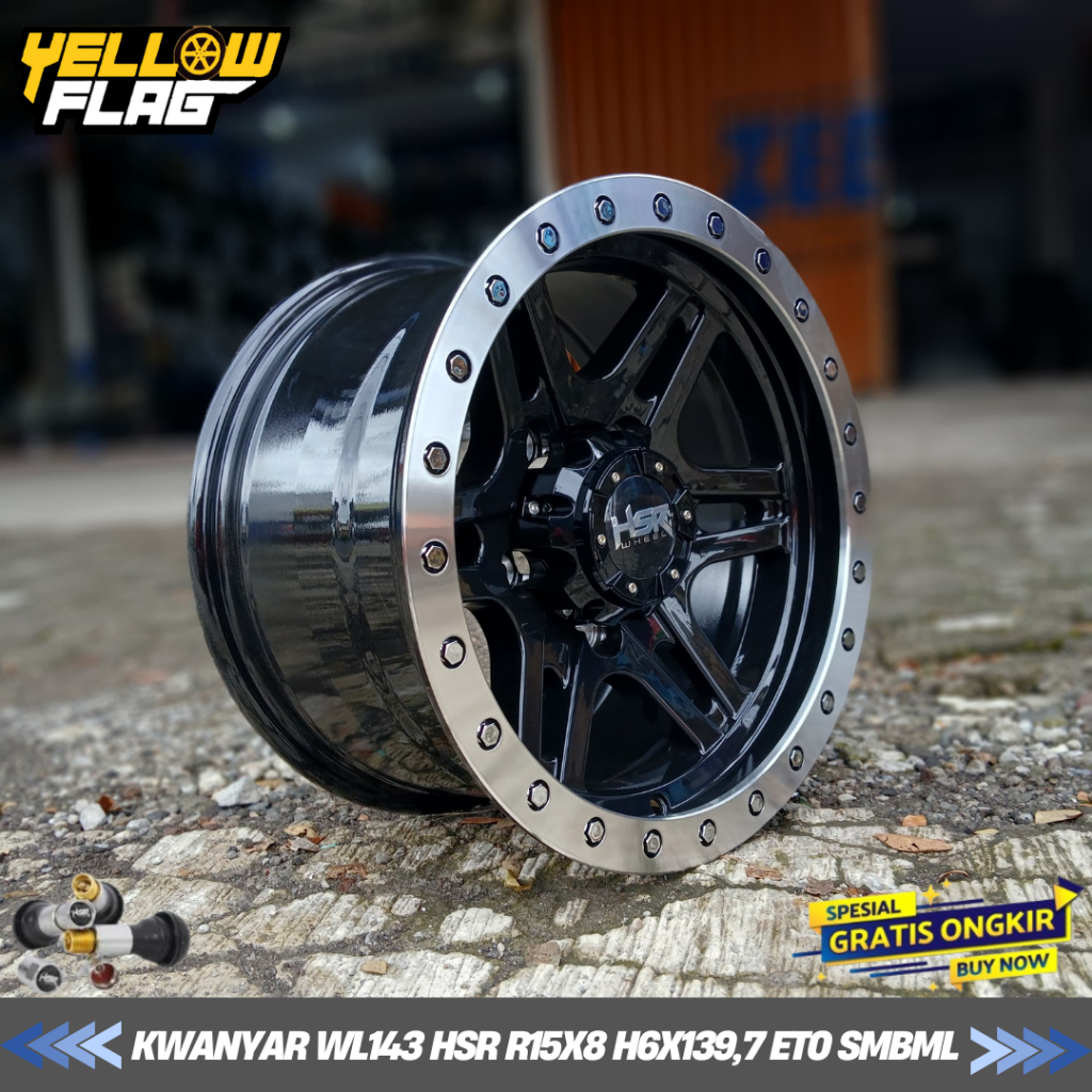 PELEK MOBIL TRITON RING 15 HSR KWANYAR RING 15 LUBANG 6X139.7 LEBAR 8 ET 0 R15 NEW