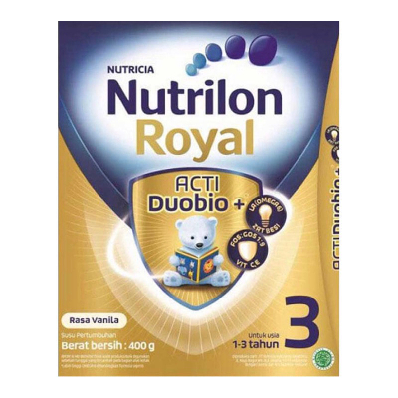 

NUTRICIA - NUTRILON ROYAL 3 Susu bubuk pertumbuhan anak 1-3 Tahun Madu dan Vanilla 400g