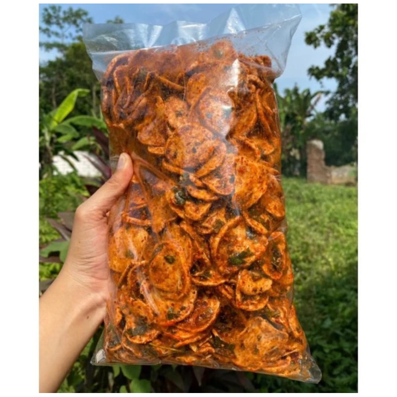 

BASRENG PIPIH (KOIN) PEDAS DAUN JERUK ISI 500GR // PEDAS NAMPOL