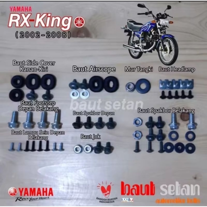 Baut Body Yamaha RX King Baut Body Yamaha RX KingBaut Body Yamaha RX KingBaut Body Yamaha RX KingBau