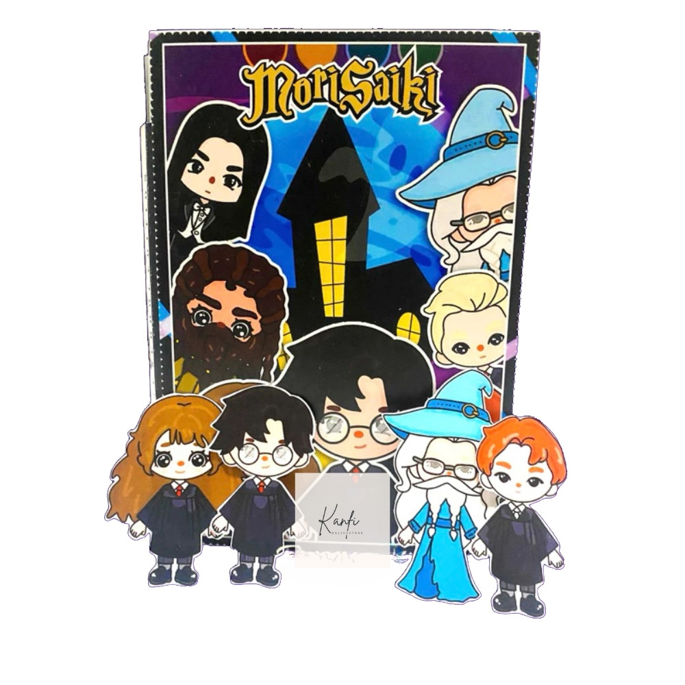 Harry Potter Mainan Buku Bongkar Pasang Anak  Interaktif 2 Sampai 7 Tahun  Paper Doll Squishy Book P