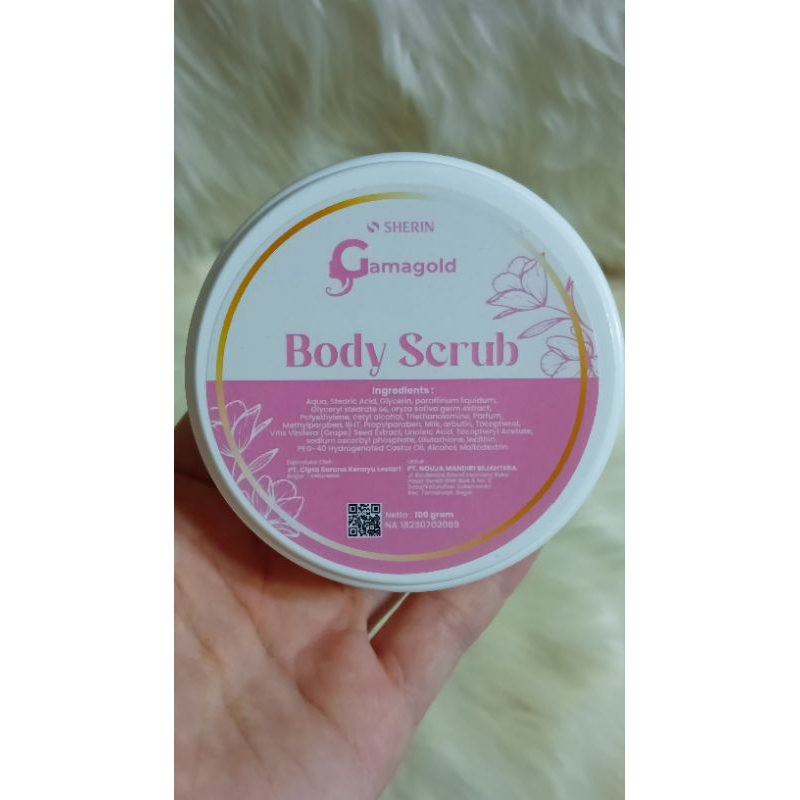 Gamagold body scrub lulur tanpa bilas preloved