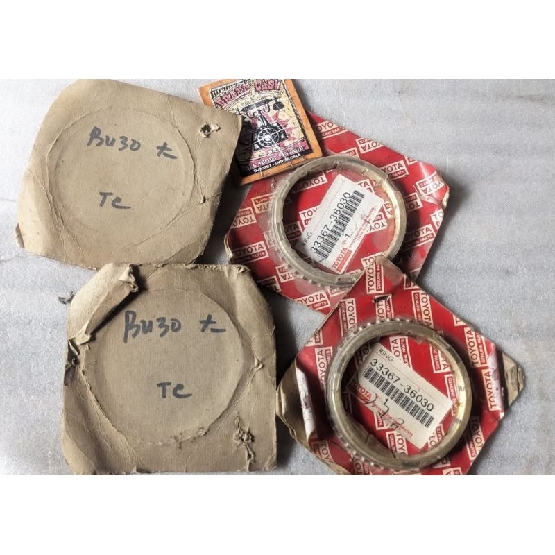 Gigi Kuningan Ring Synchronize 33367-36030 Toyota Dyna Rino Bu20 Bu30 Original Toyota Genuine Part J