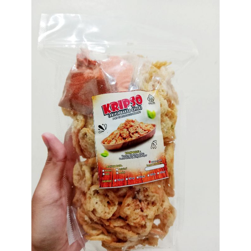 

Kripso Kripik bakso sayur 250 gr snack