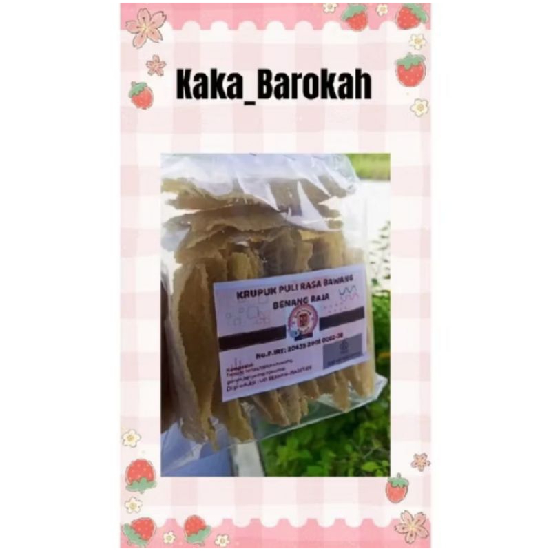 

KKB3-Krupuk puli/gendar isi 25 lembar +-250 gram order mak.20 pcs/resi