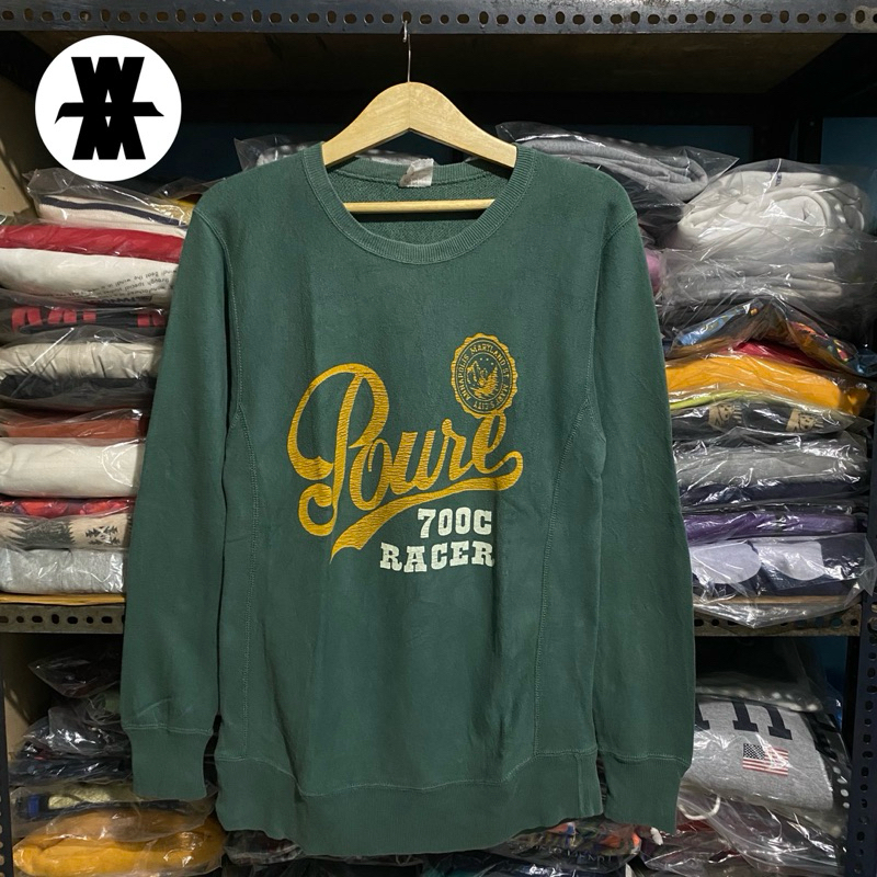 Kriff Mayer Sportswear Japan Sweatshirt Hijau Size M 73x50