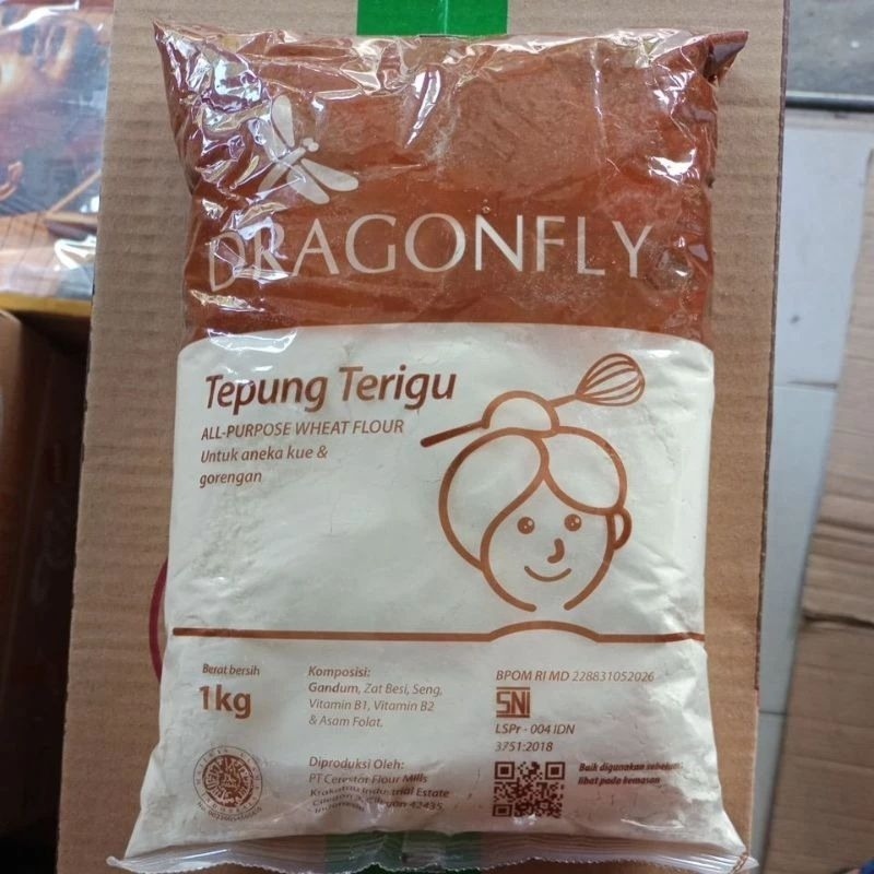 

DRAGONFLY Tepung Terigu 500gr & 100gr/ Tepung Murah/Terigu Murah