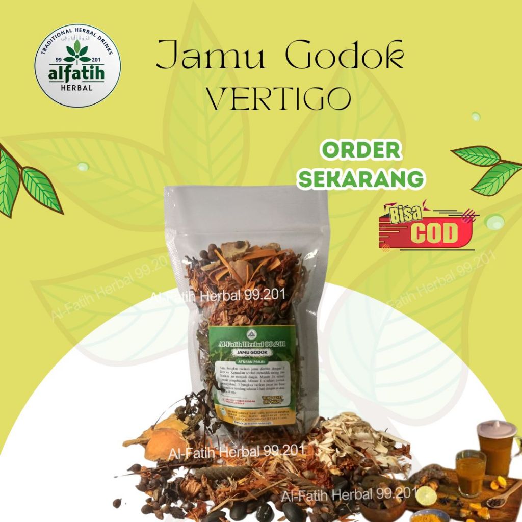 Jamu godog Vertigo, Godokan Vertigo Pro, jamu Herbal Anti Vertigo, Jamu Alami VertiGo, jamu godog Ve