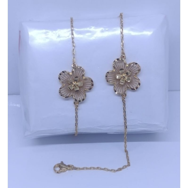 gelang rantai wanita gold