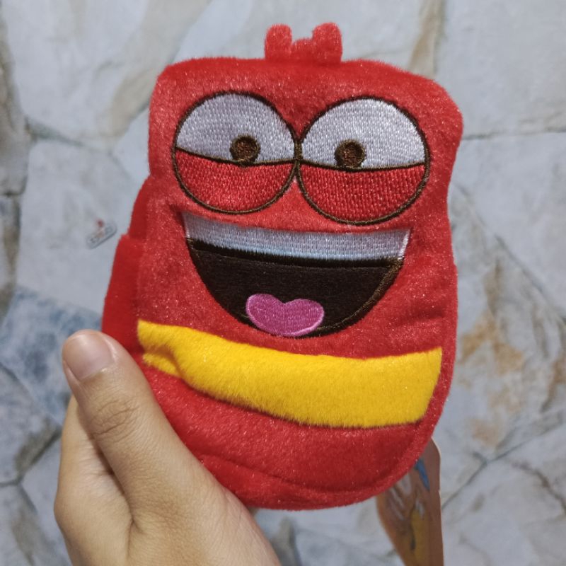 Pouch/Dompet Boneka Larva Merah Newtag Original