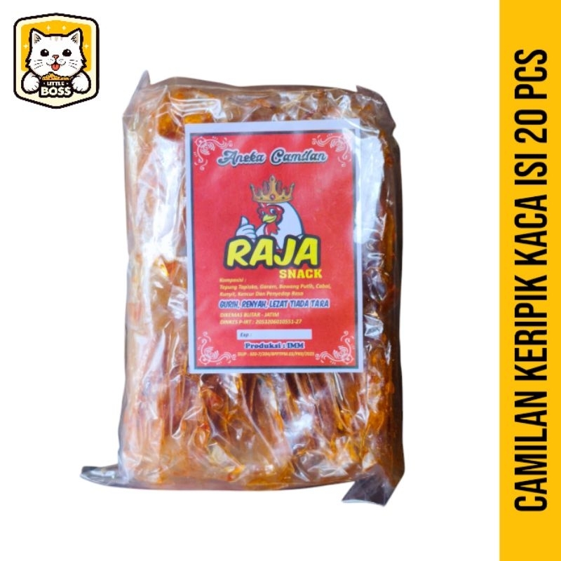 

Camilan Keripik Kaca Isi 20 Pcs