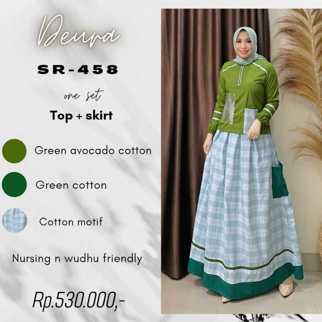 ORIGINAL Gamis Deura SR 458 / Deura / Deura Edisi Lebaran