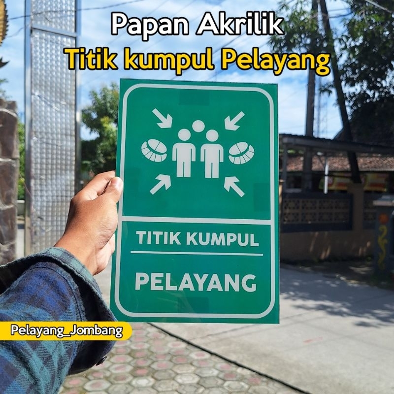 

Akrilik Titik Kumpul Pelayang | Papan Akrilik titik kumpul khusus pelayang 20×30cm mengkilap