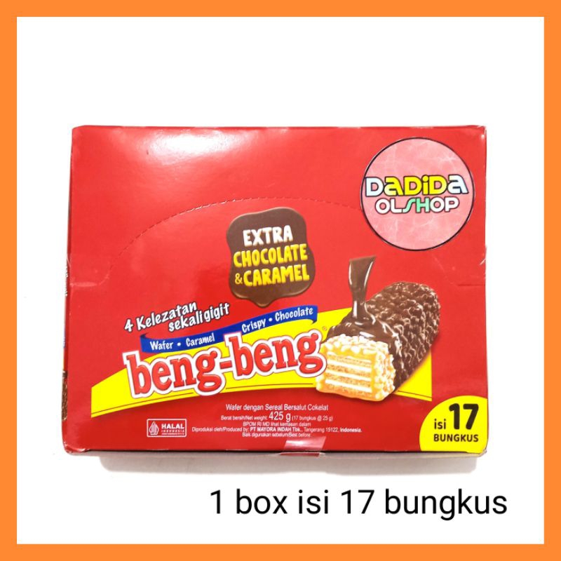 

Beng beng wafer dengan sereal cokelat 425g isi 17 bungkus @ 25g